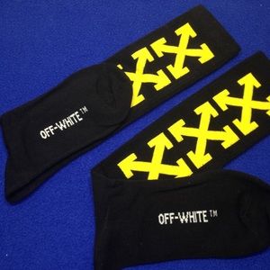 Off White Socks Black